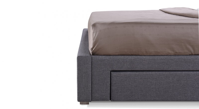 LEMON UPHOLSTERED STORAGE BED Queen Size